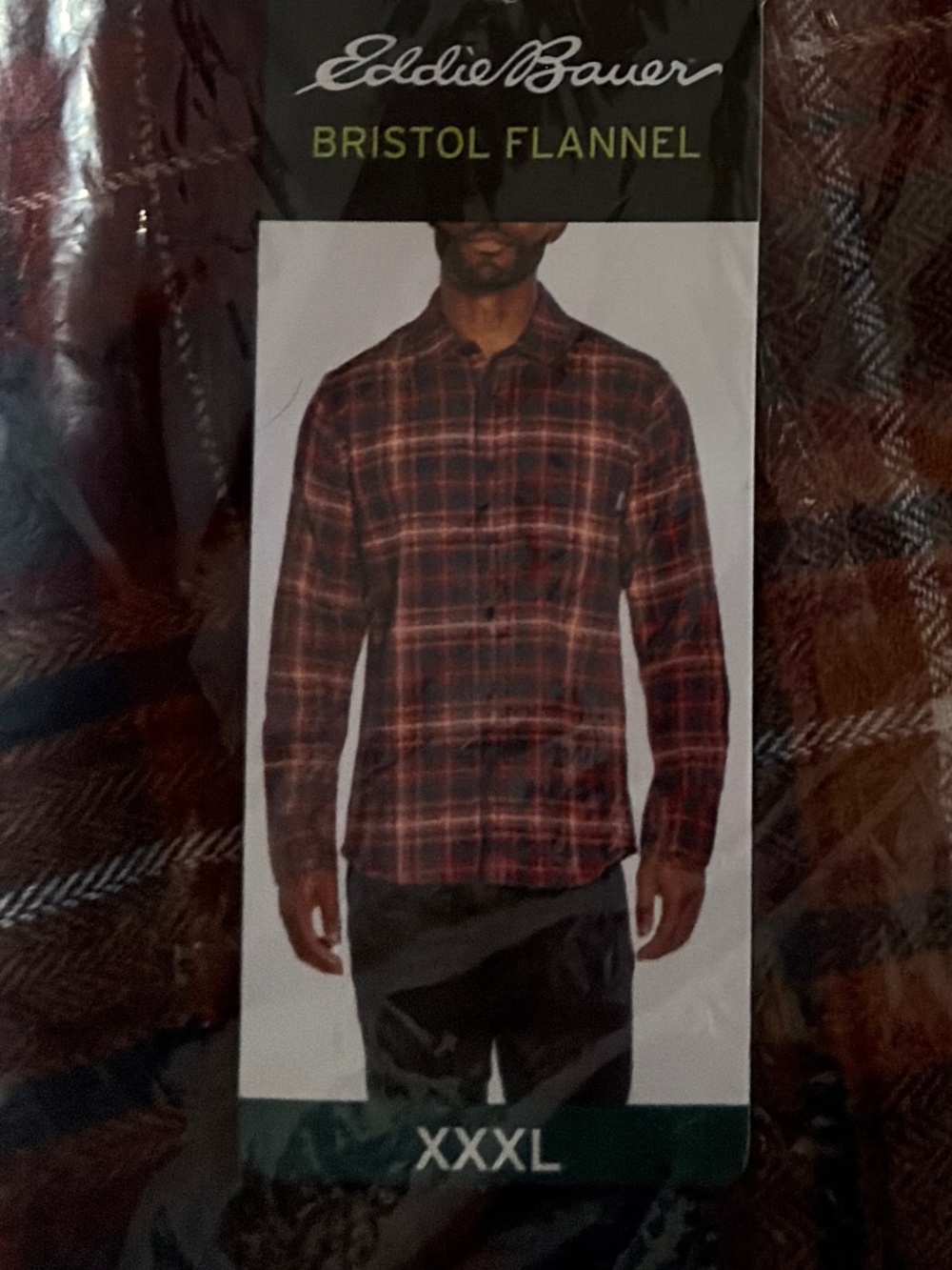 NWT Eddie Bauer Men’s Flannel Shirt Size XXXL